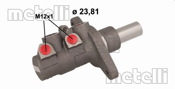 BOMBA FRENO CIT-PEU C4 PIC 06 / 3008,5008 09- 23.8MM