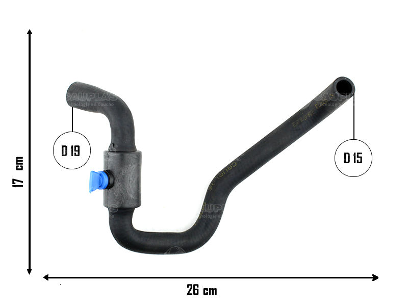 CAÑO CALEF PEU 207 COMPACT 1.4,1.6 16V 