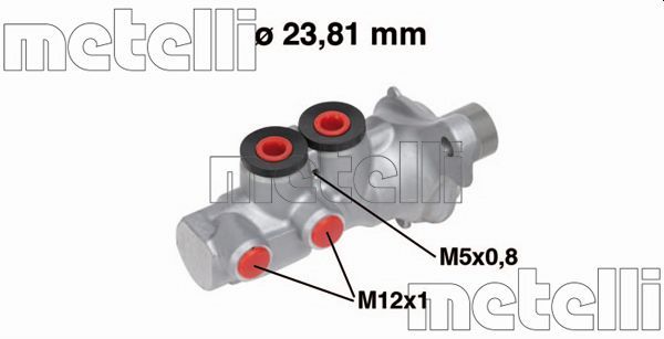 BOMBA FRENO CIT-PEU C3 AIR,C4 CAC,DS3 / 208,2008 1.2T 23.8MM 2SAL 12(1