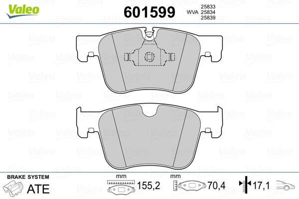 PAST FRENO DELT CIT-PEU K9,GRAND PIC 308 13-,3008,5008