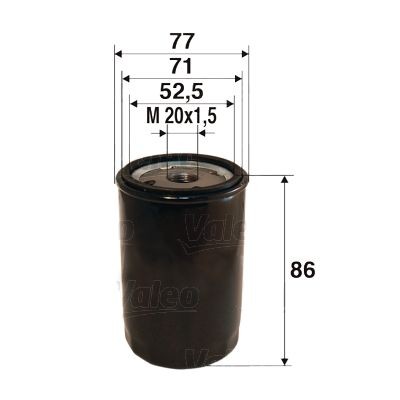 FILTRO ACEITE CIT-PEU C3,C-ELY,DS3 / 208,301,308 1.2(EB2)