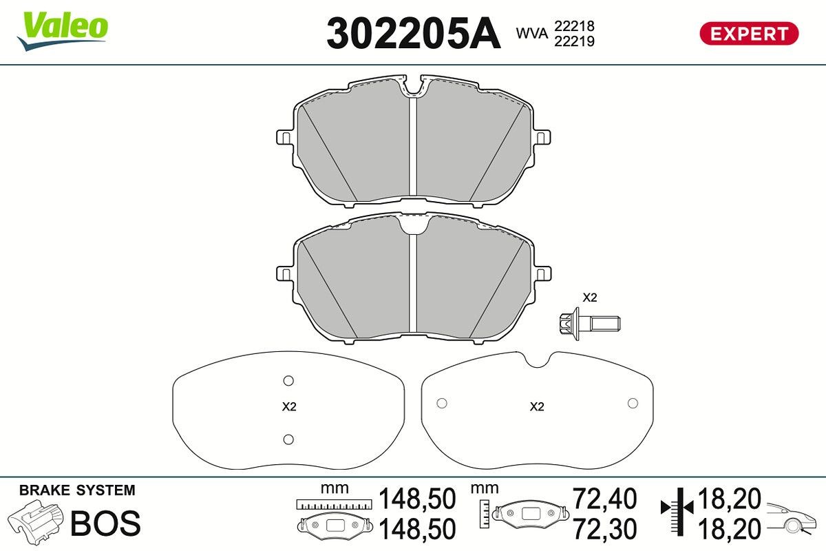 PASTILLAS FRENO DEL CIT-PEU C5 AIR / 308,3008 GT,HYBRID