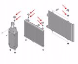 SOPORTE RAD CIT-PEU C3,C-ELY / PEU 207,208,301,308 INTERCOOLER Y CONDE